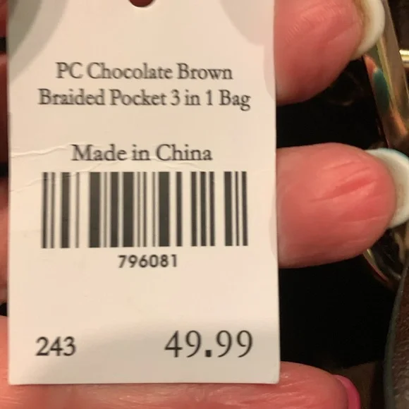 Elegant 3 in 1 Brown Women's Bag Set nwt - Picture 11 of 11